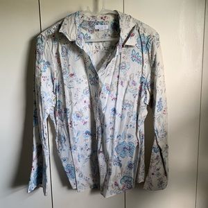 Floral Button Down Blouse